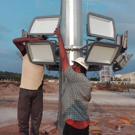 high mast pole supplier in Chennai